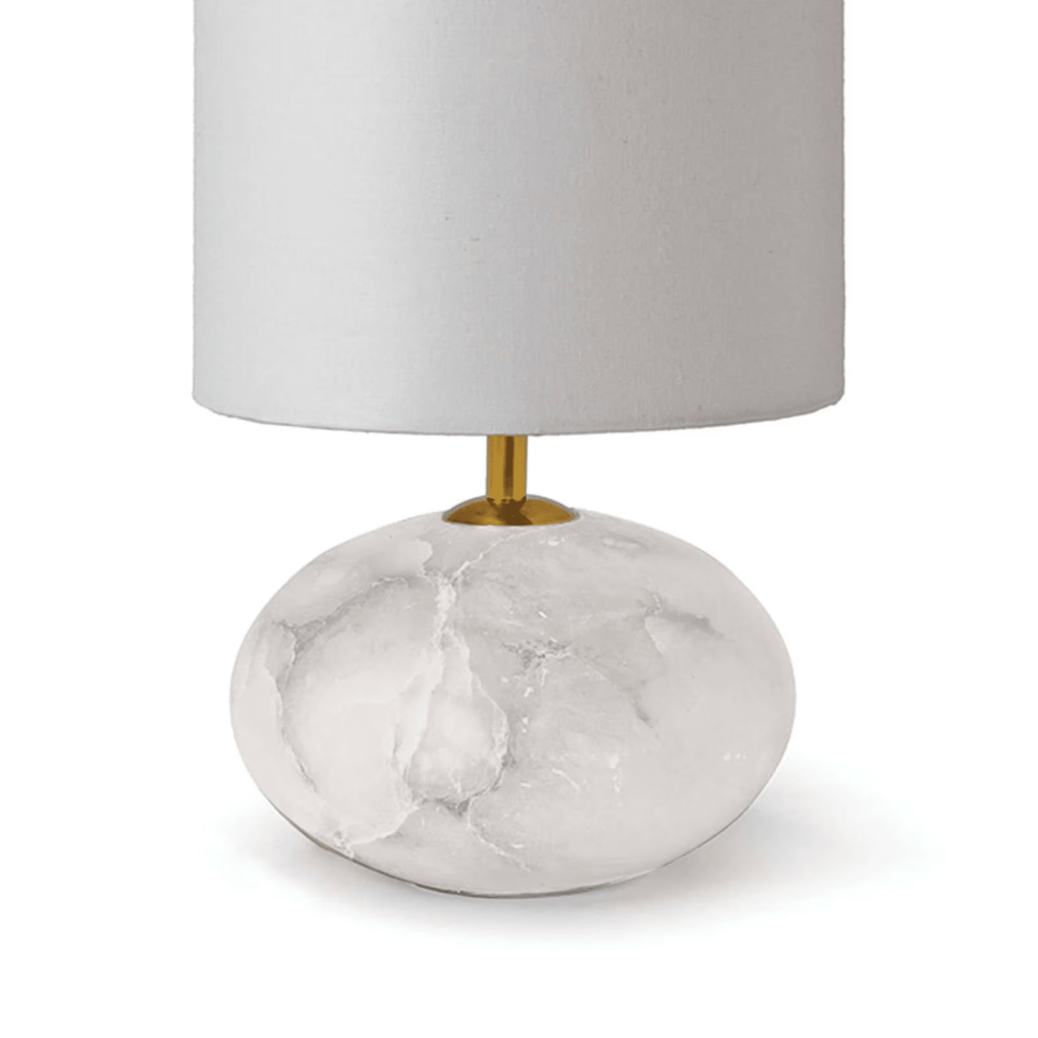 Alabaster Mini Orb Lamp - Our Boat House