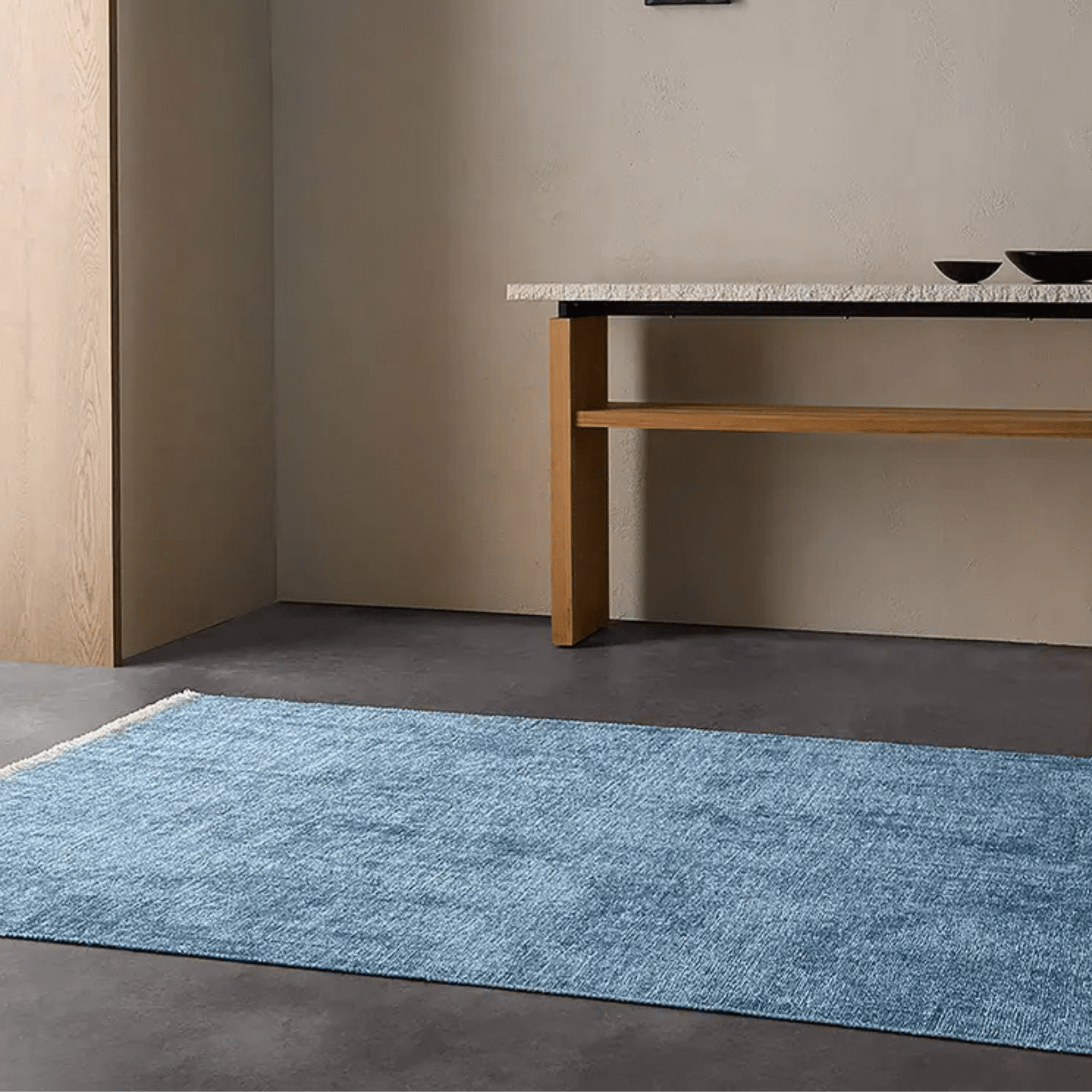 Allure Blue - Power Loomed Rug - Our Boat House