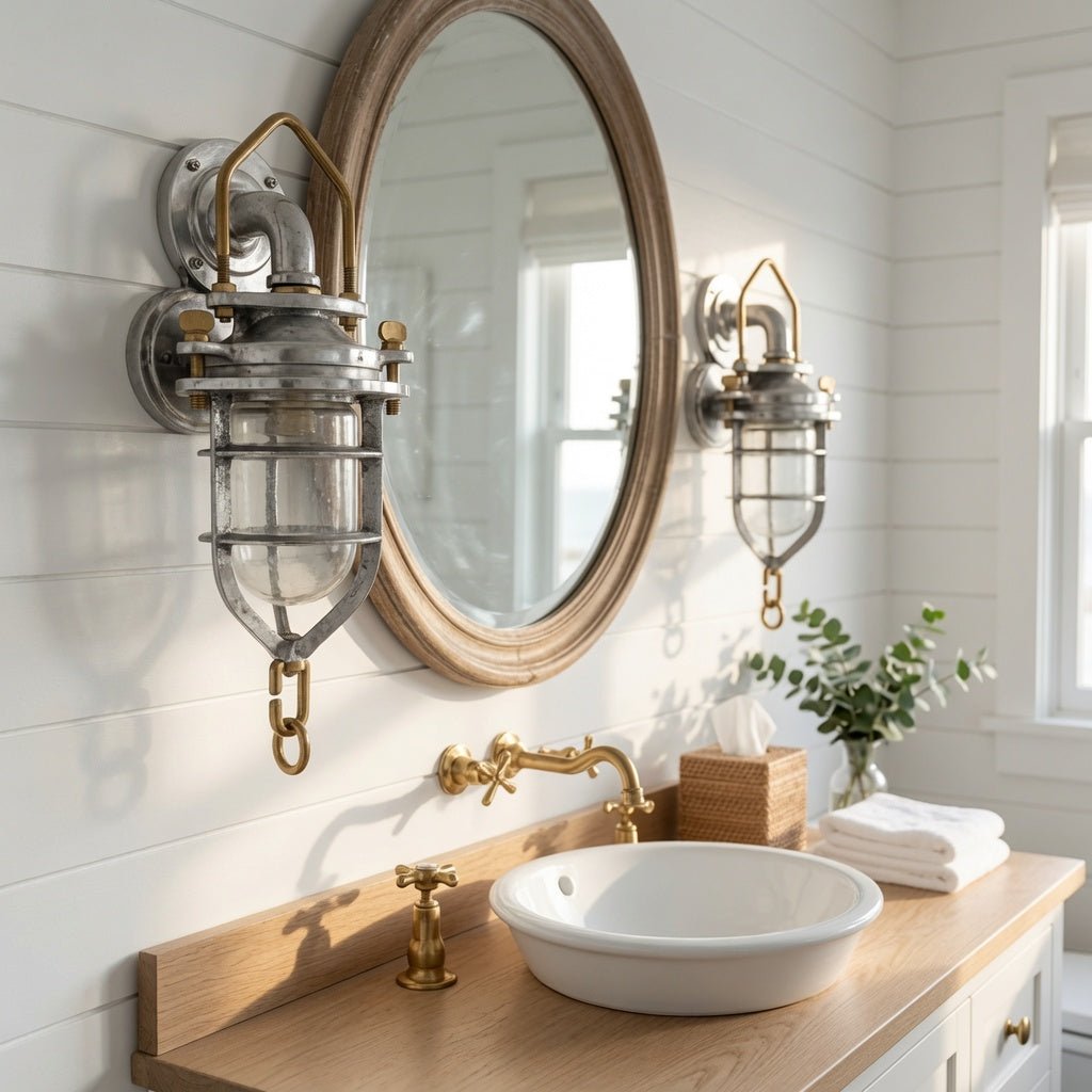 Aluminum Convoy Sconce Light - Our Boat House