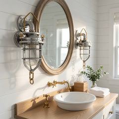 Aluminum Convoy Sconce Light - Our Boat House
