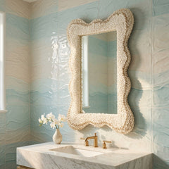Alys Beach Shell Mirror - Three Sizes - Our Boat House