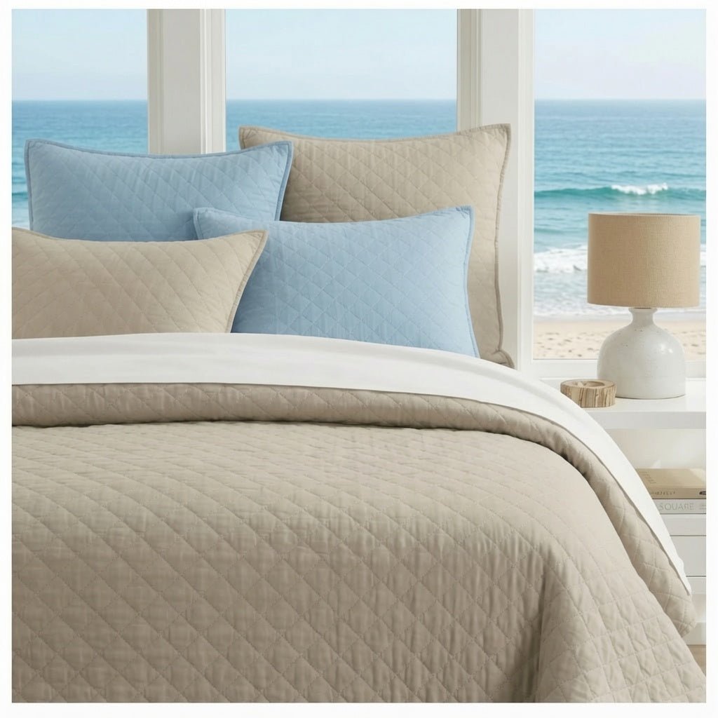 Amity Quilt - Sand - Our Boat House