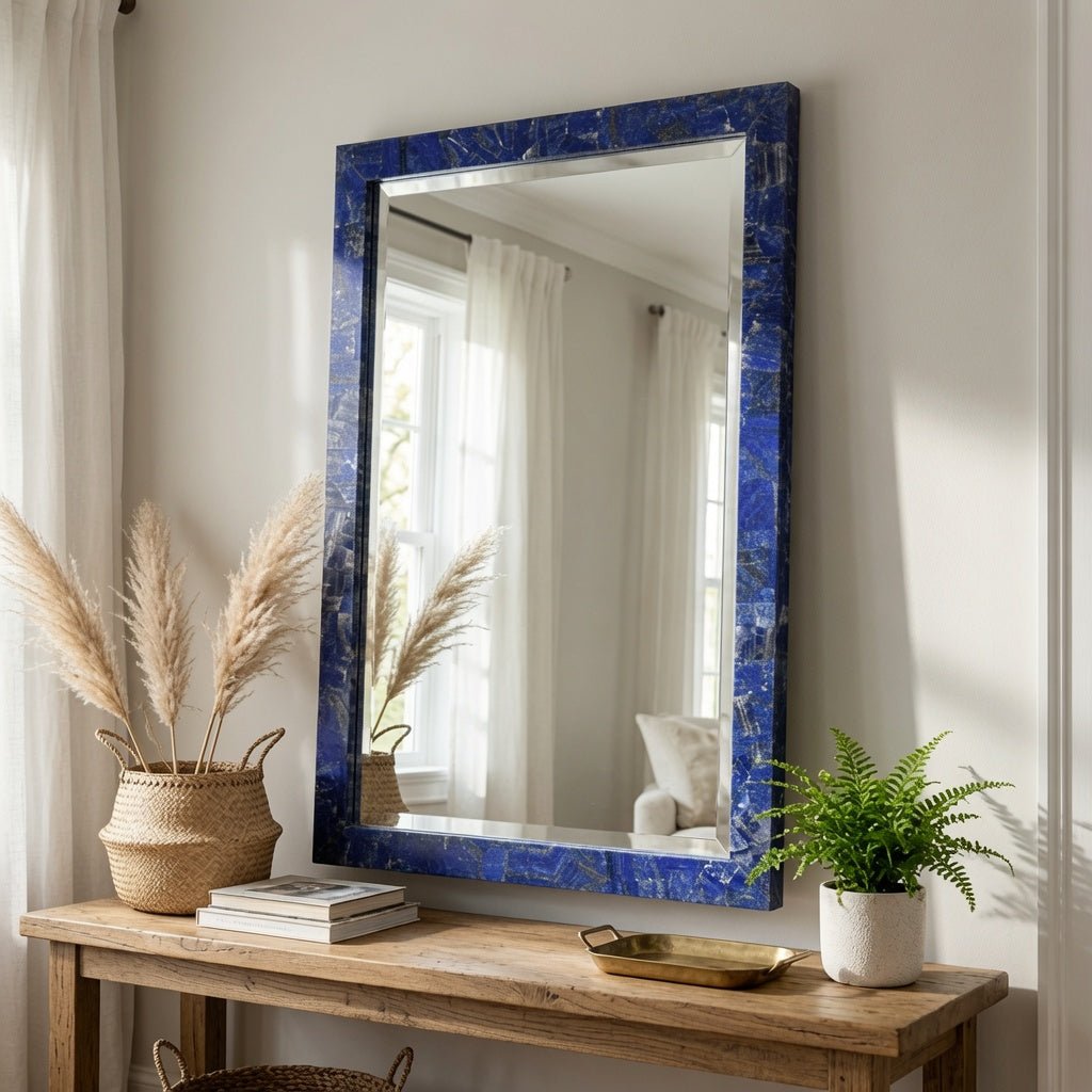 Andres Blue Lapis Mirror - Our Boat House