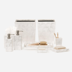 Andria Pearlized Capiz Bath Accessories - Our Boat House