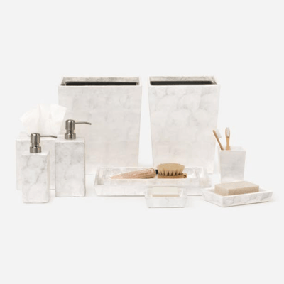 Andria Pearlized Capiz Bath Accessories - Our Boat House
