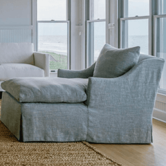 Annapolis Slipcovered Chaise Lounge - Our Boat House