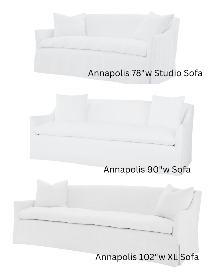 Annapolis Slipcovered Sofa - Our Boat House
