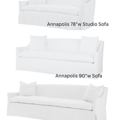 Annapolis Slipcovered Sofa - Our Boat House