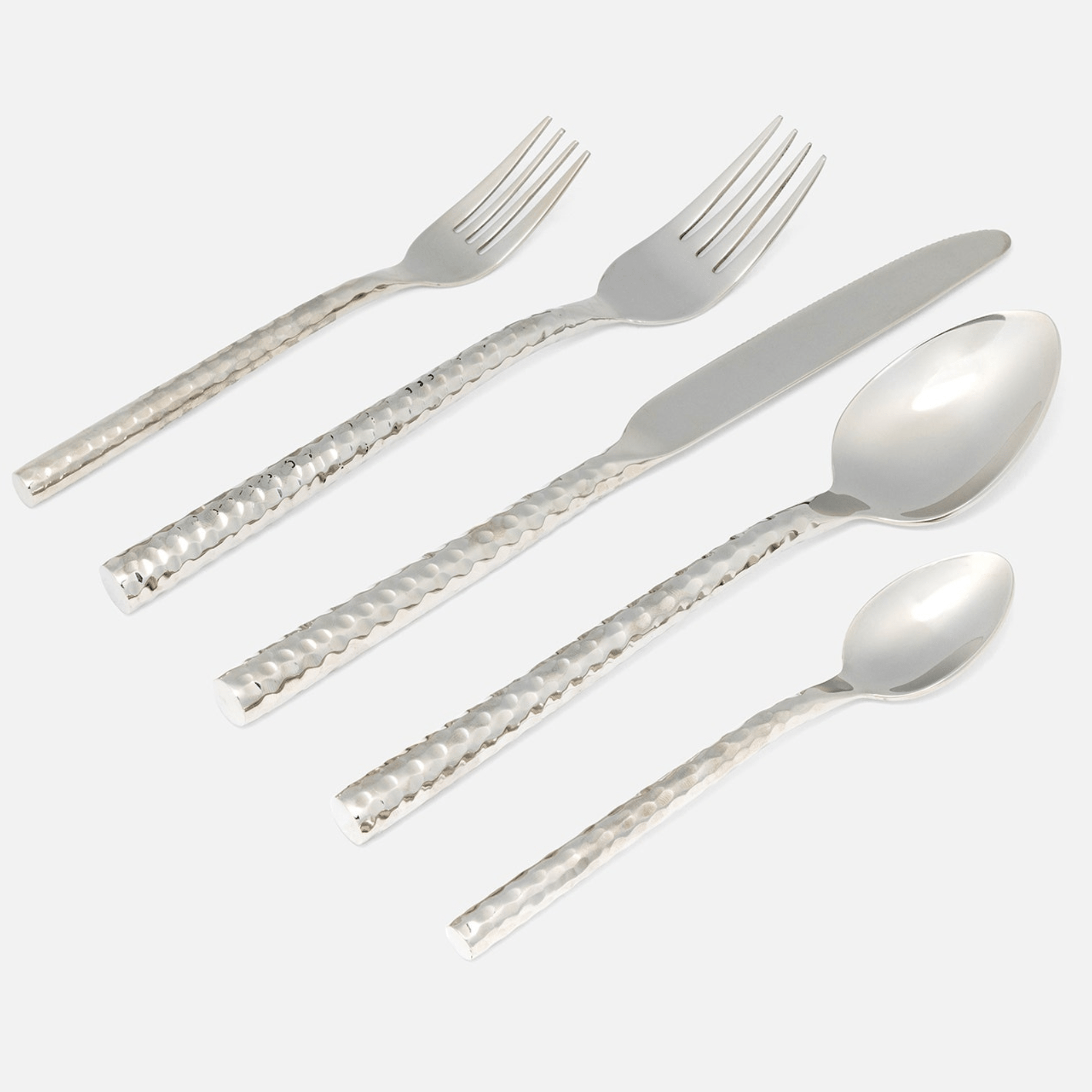 Annella Silver Flatware Set - coastal inspired home furnishing