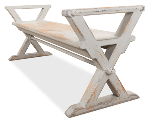 Antique Style X - Base Entry Bench - Our Boat House