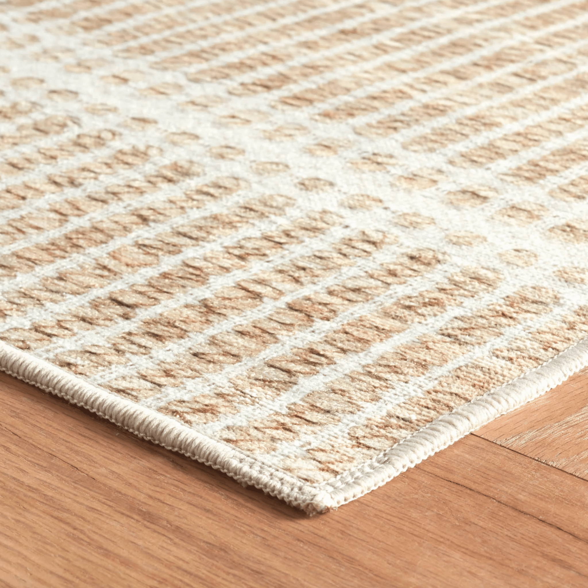 Arbor Ivory Machine Washable Rug - Our Boat House