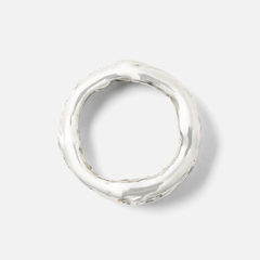 Arbor Polished Silver Napkin Ring Set - Our Boat House