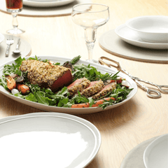 Ariana White Serving Bowl - Set of Two - Our Boat House