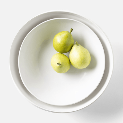 Ariana White Serving Bowl - Set of Two - Our Boat House