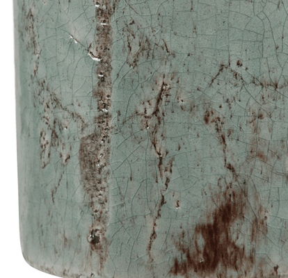 Arman Aqua Crackle Table Lamp - Our Boat House