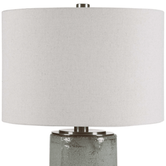 Arman Aqua Crackle Table Lamp - Our Boat House
