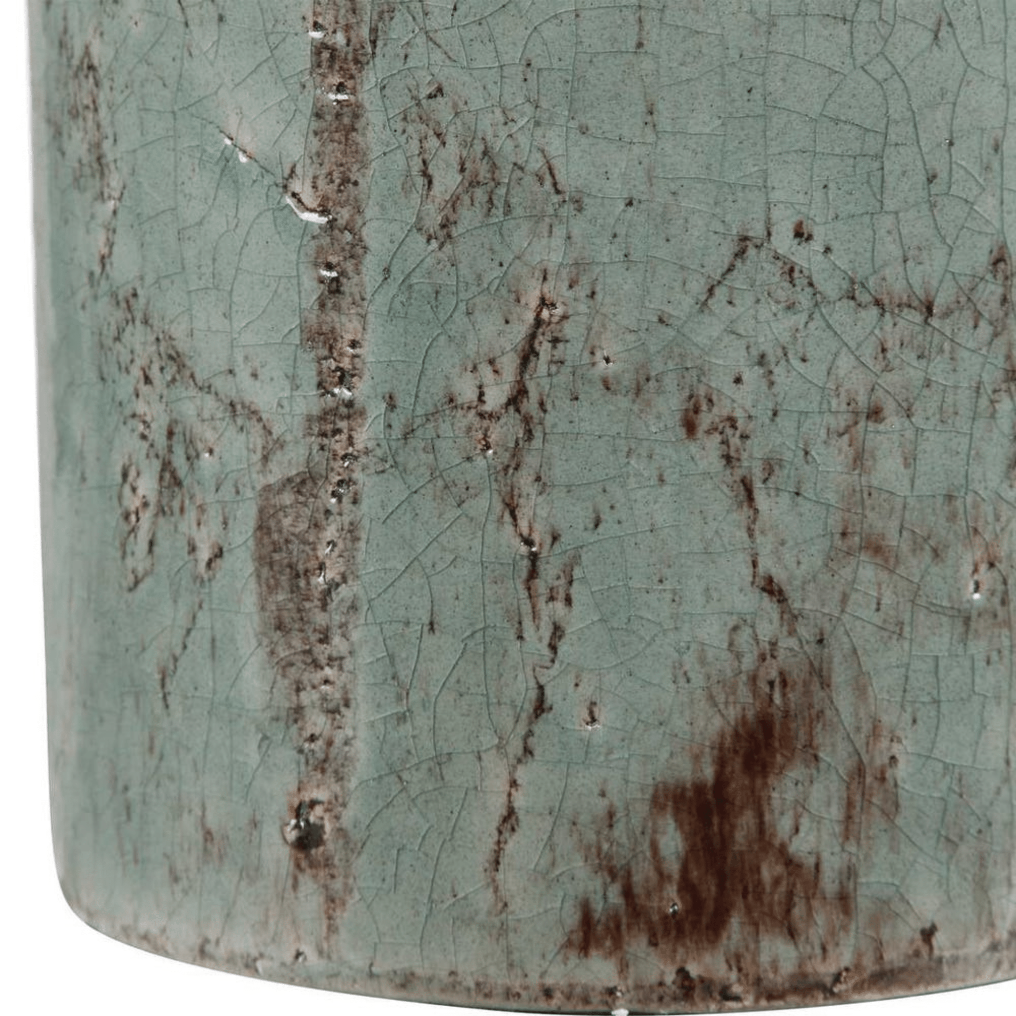 Arman Aqua Crackle Table Lamp - Our Boat House