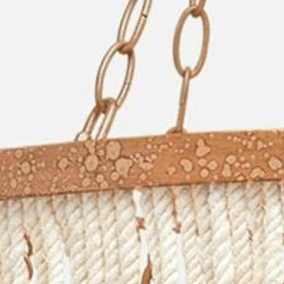 Arricka Abaca Rope Chandelier - Two Finishes - Our Boat House