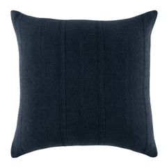 Asher Decorative Navy Pillow Cover - Two Sizes - Our Boat House