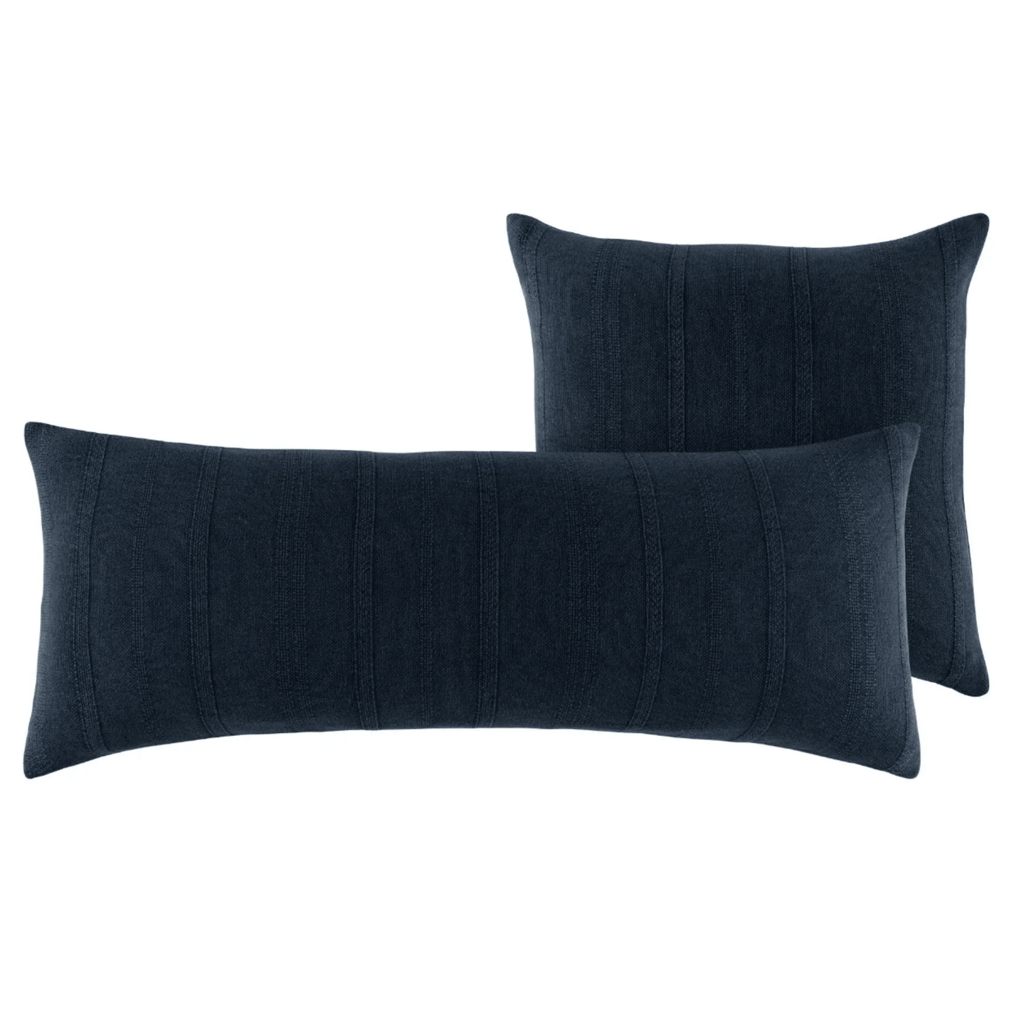 Asher Decorative Navy Pillow Cover - Two Sizes - Our Boat House