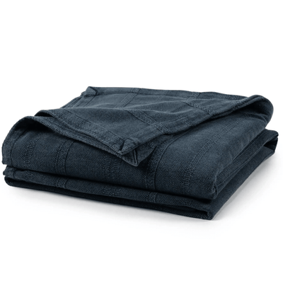 Asher Navy Blanket - Three Sizes - Our Boat House