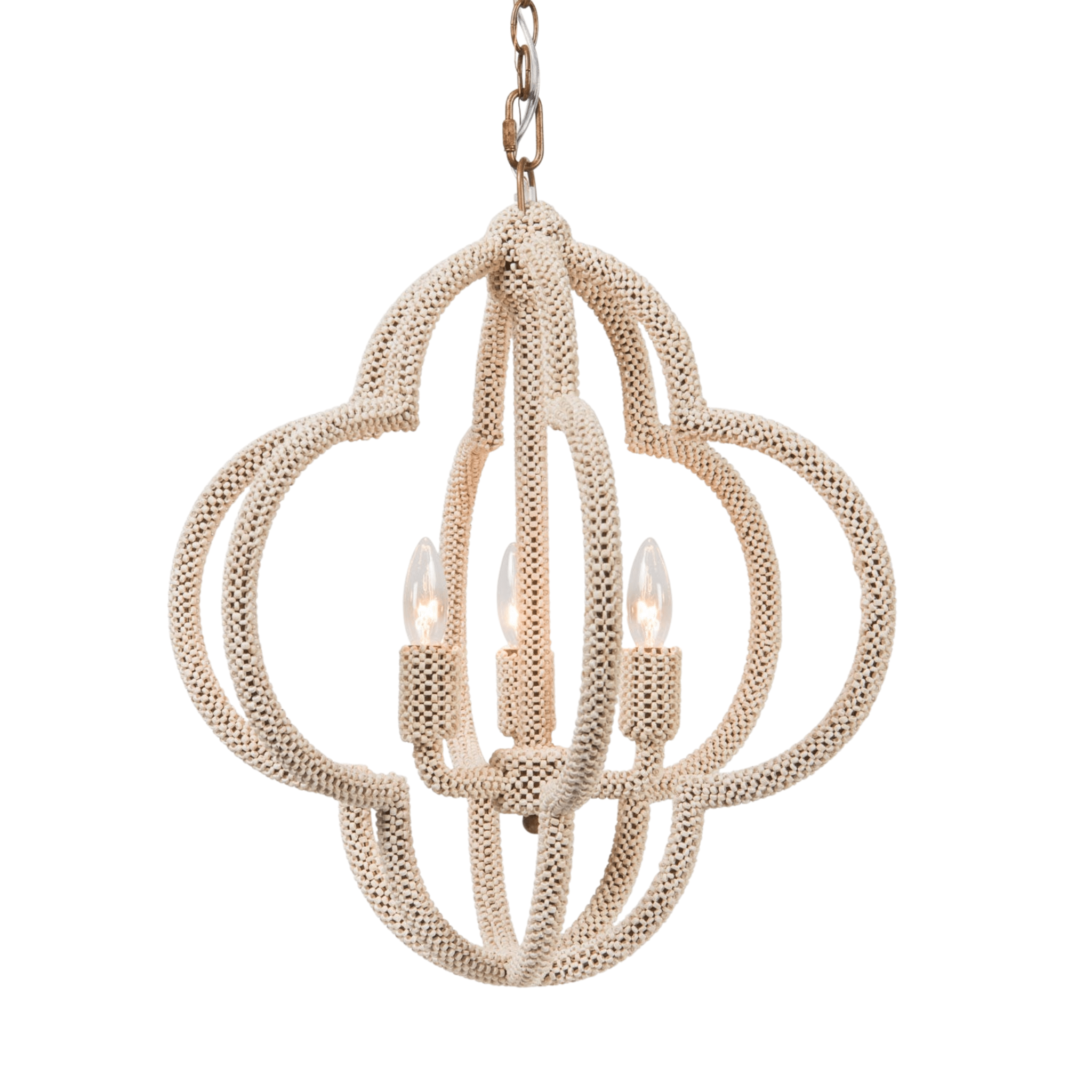 Astin Coco Bead Chandelier - Two Sizes - Our Boat House