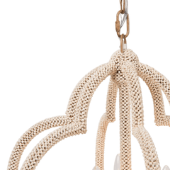 Astin Coco Bead Chandelier - Two Sizes - Our Boat House