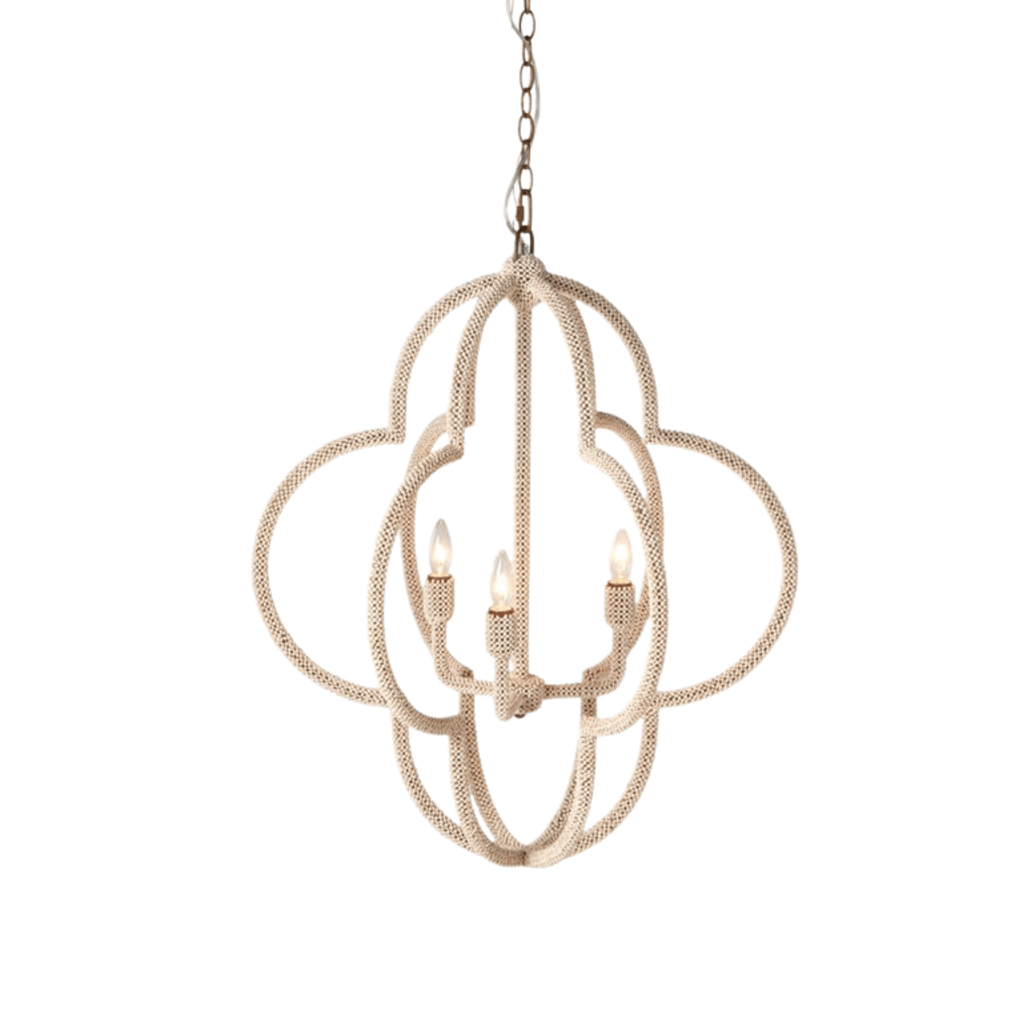 Astin Coco Bead Chandelier - Two Sizes - Our Boat House