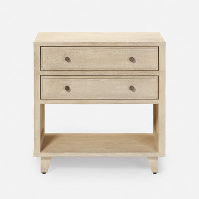 Augustine Nightstand - Bleached White (Two Sizes) - Our Boat House