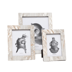Aurora Kabibe Shell Picture Frame - Three Sizes - Our Boat House