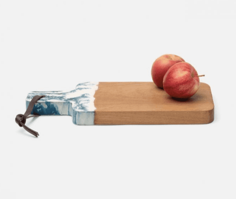 Austin Blue Swirled Serving Board - Three Sizes - Our Boat House