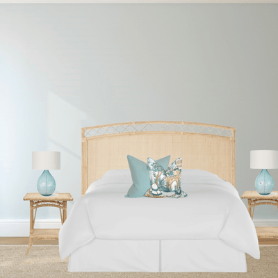 Ava Rattan Woven Headboard - Three Sizes - Our Boat House