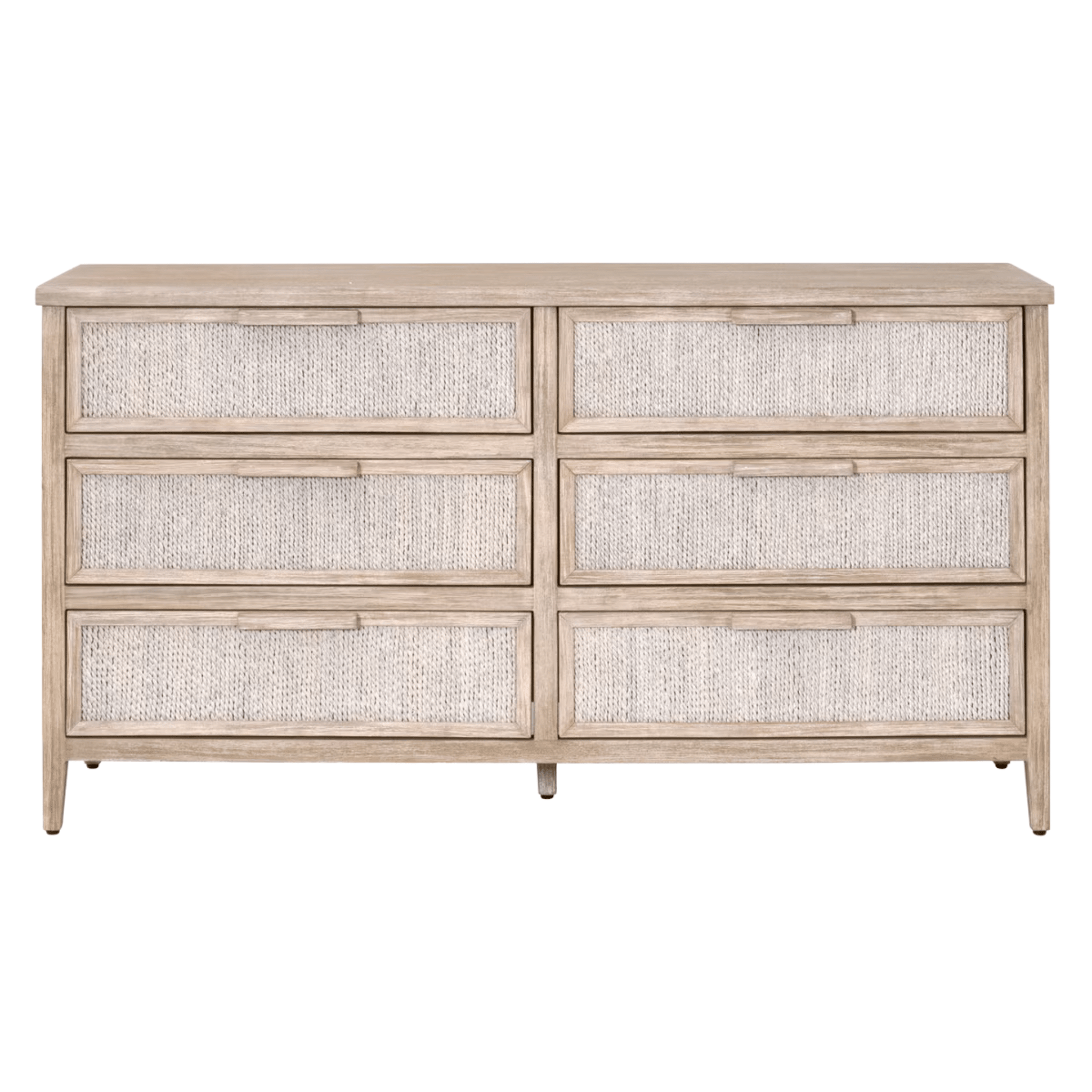 Avondale Abaca Rope Six-Drawer Dresser - Our Boat House