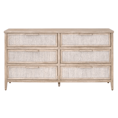 Avondale Abaca Rope Six-Drawer Dresser - Our Boat House