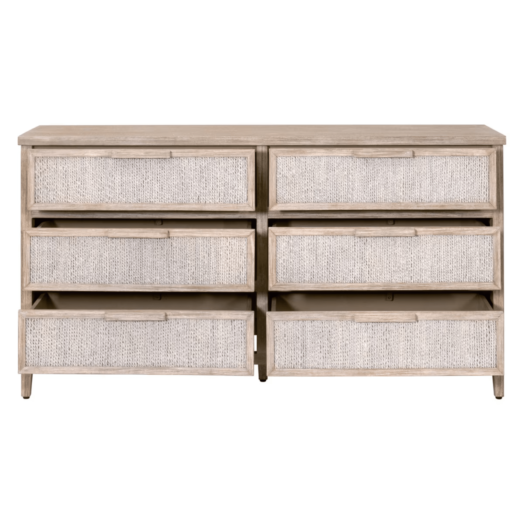 Avondale Abaca Rope Six-Drawer Dresser - Our Boat House