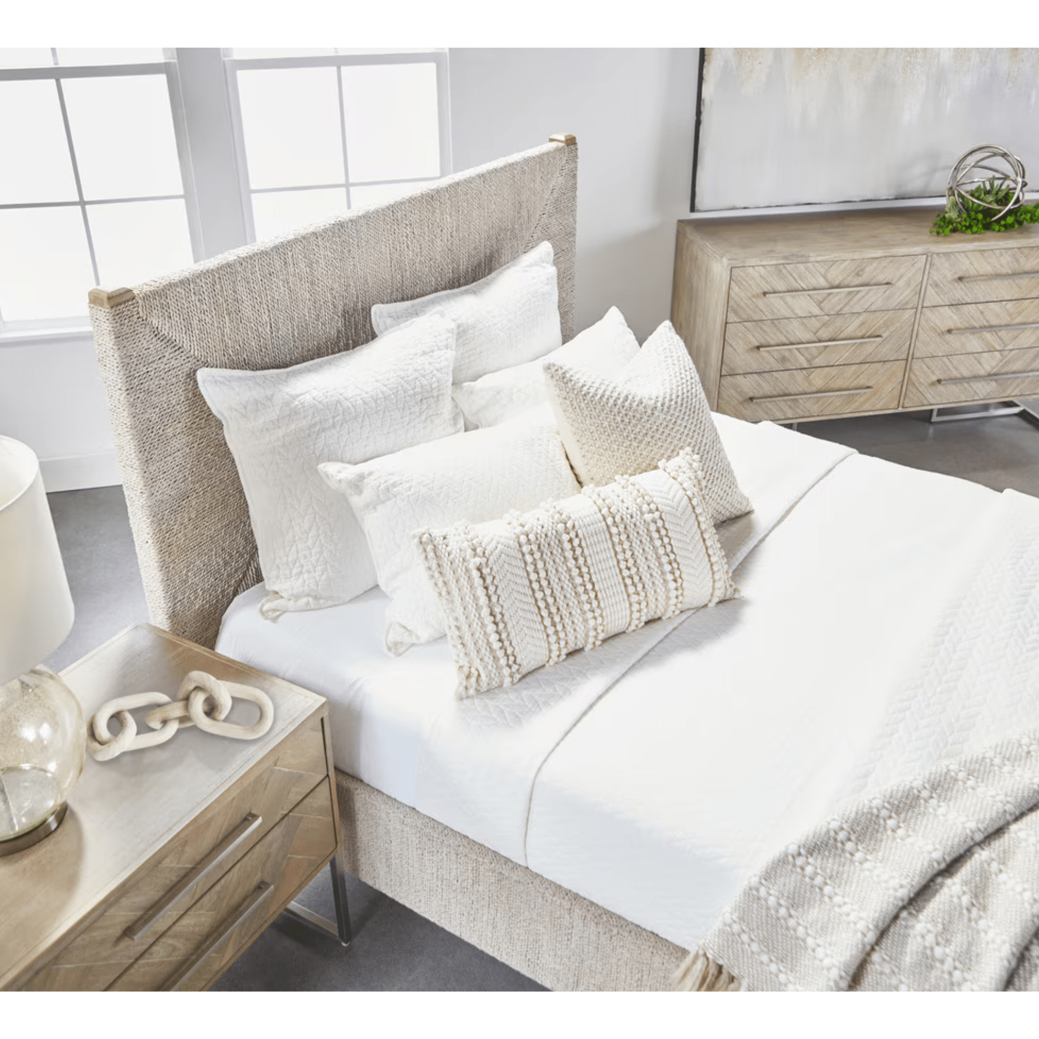 Avondale Abaca Rope Woven Bed - King - Our Boat House