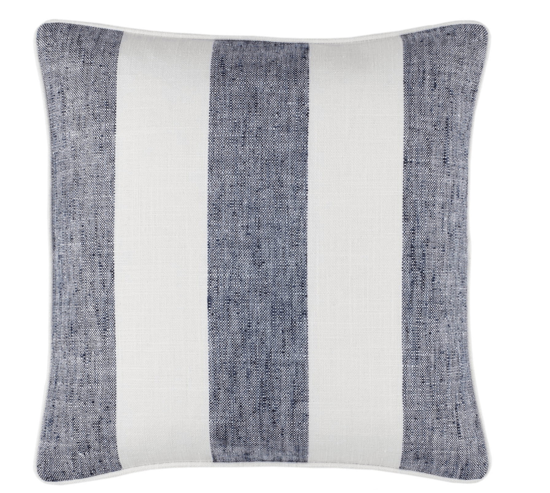 Awning Stripe Indoor/Outdoor Decorative Pillow Cover - Navy - Our Boat House