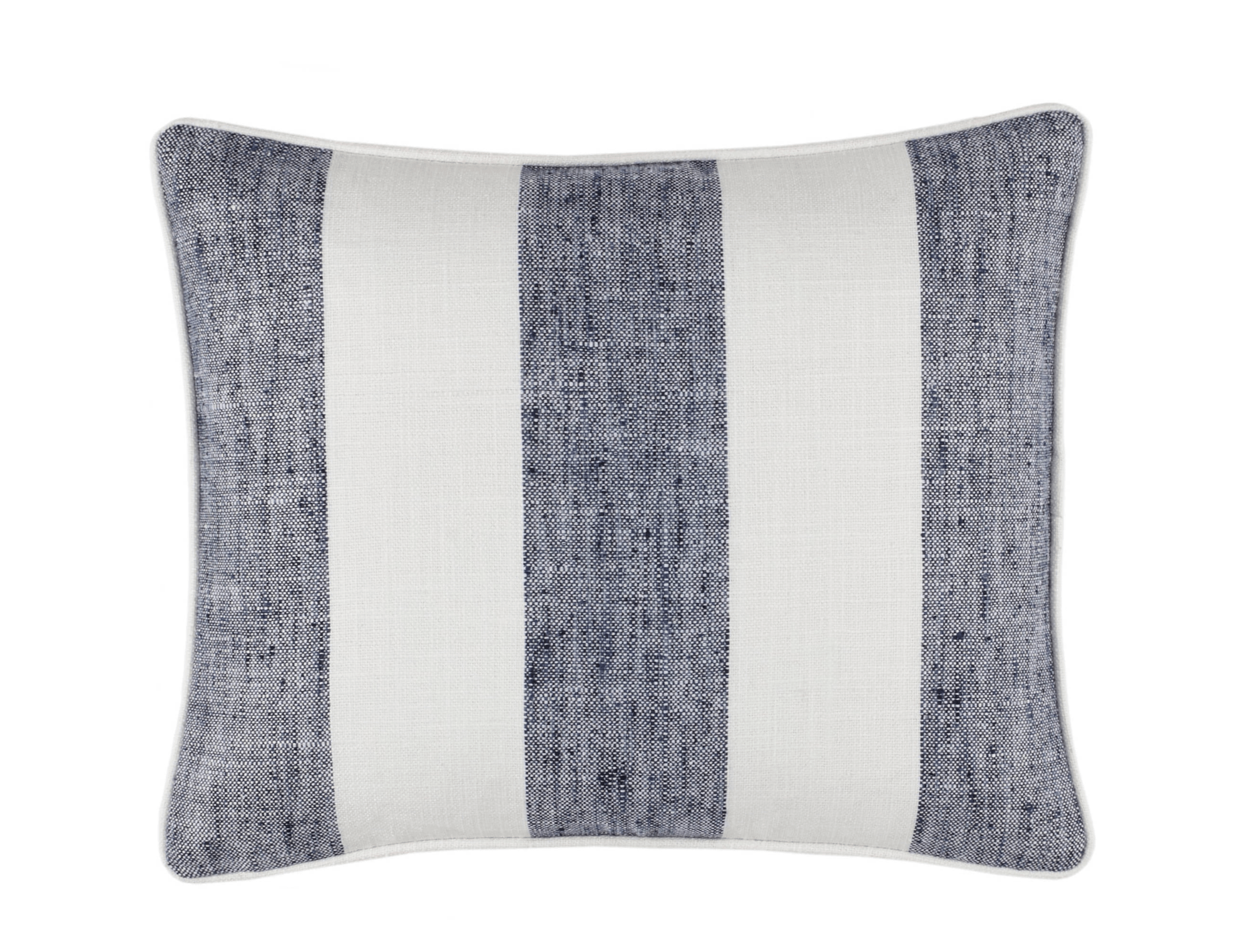 Awning Stripe Indoor/Outdoor Decorative Pillow Cover - Navy - Our Boat House
