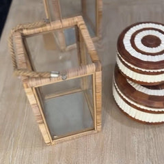 Bali Bone Decorative Boxes S/2 - coastal inspired home furnishing
