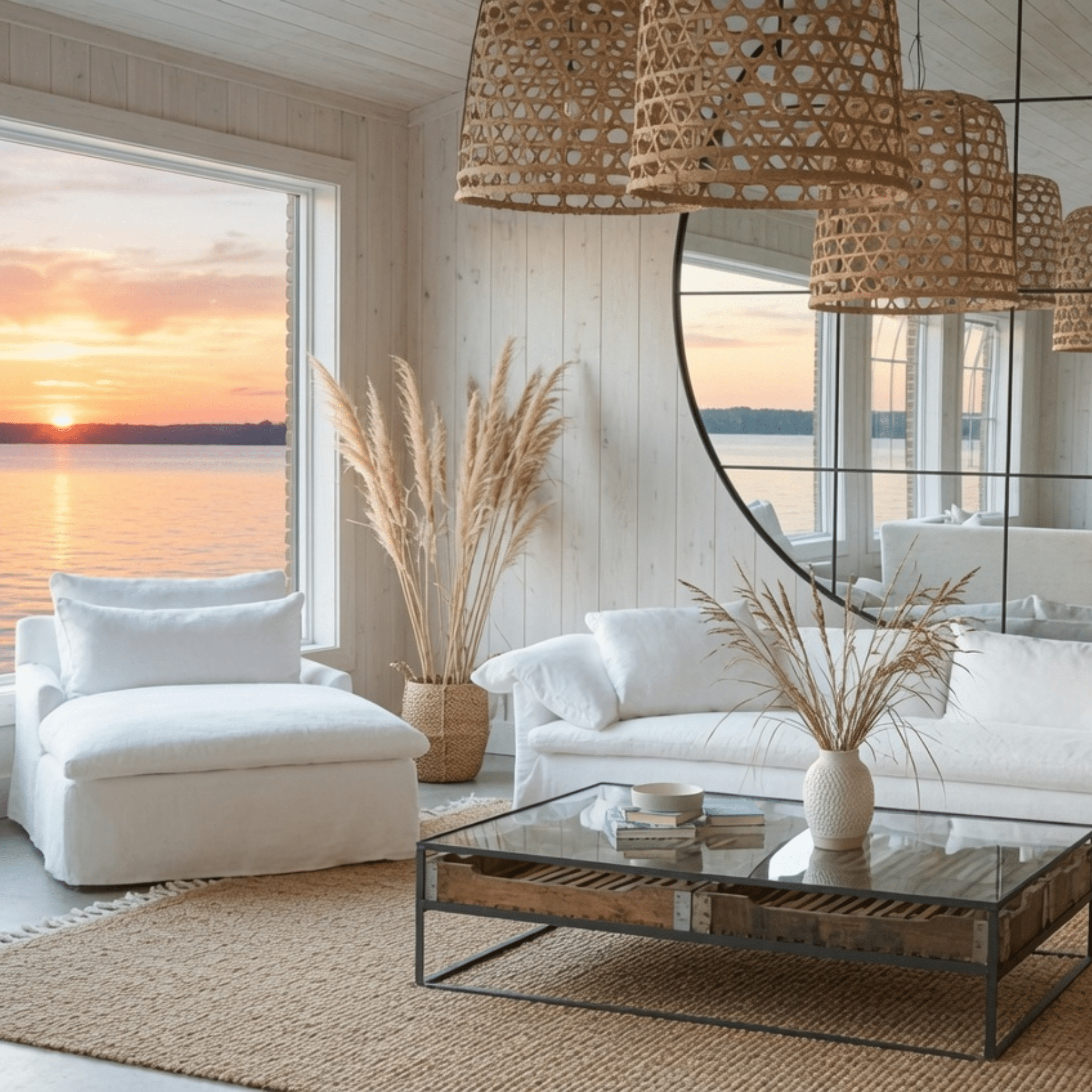 Bali Slipcovered 48in Double Chaise - Our Boat House