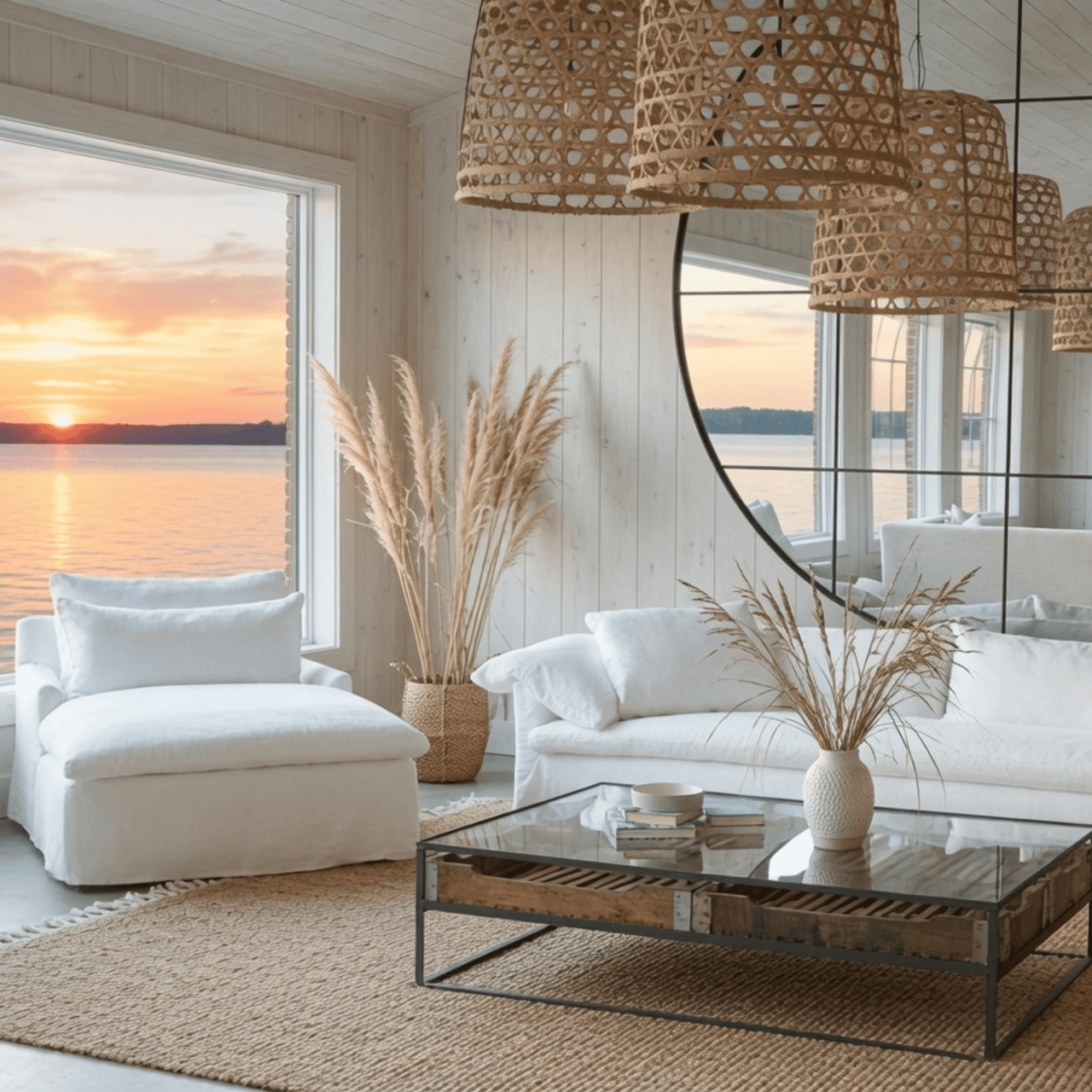 Bali Slipcovered 48in Double Chaise - Our Boat House