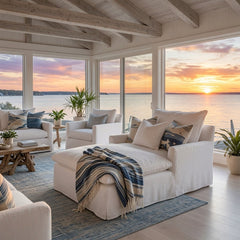 Bali Slipcovered 48in Double Chaise - Our Boat House