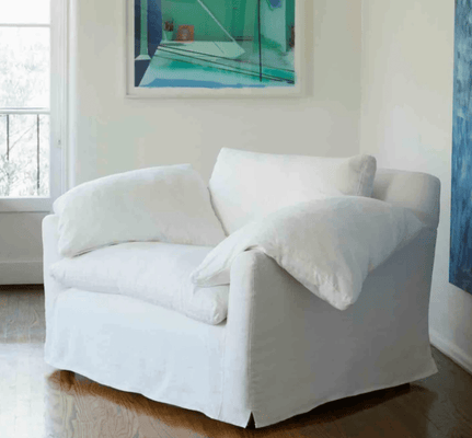 Bali Slipcovered Chair & Half - Our Boat House