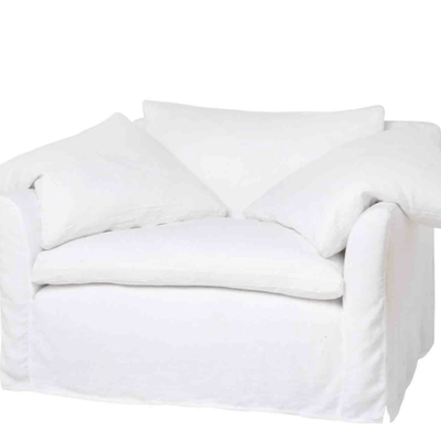 Bali Slipcovered Chair & Half - Our Boat House