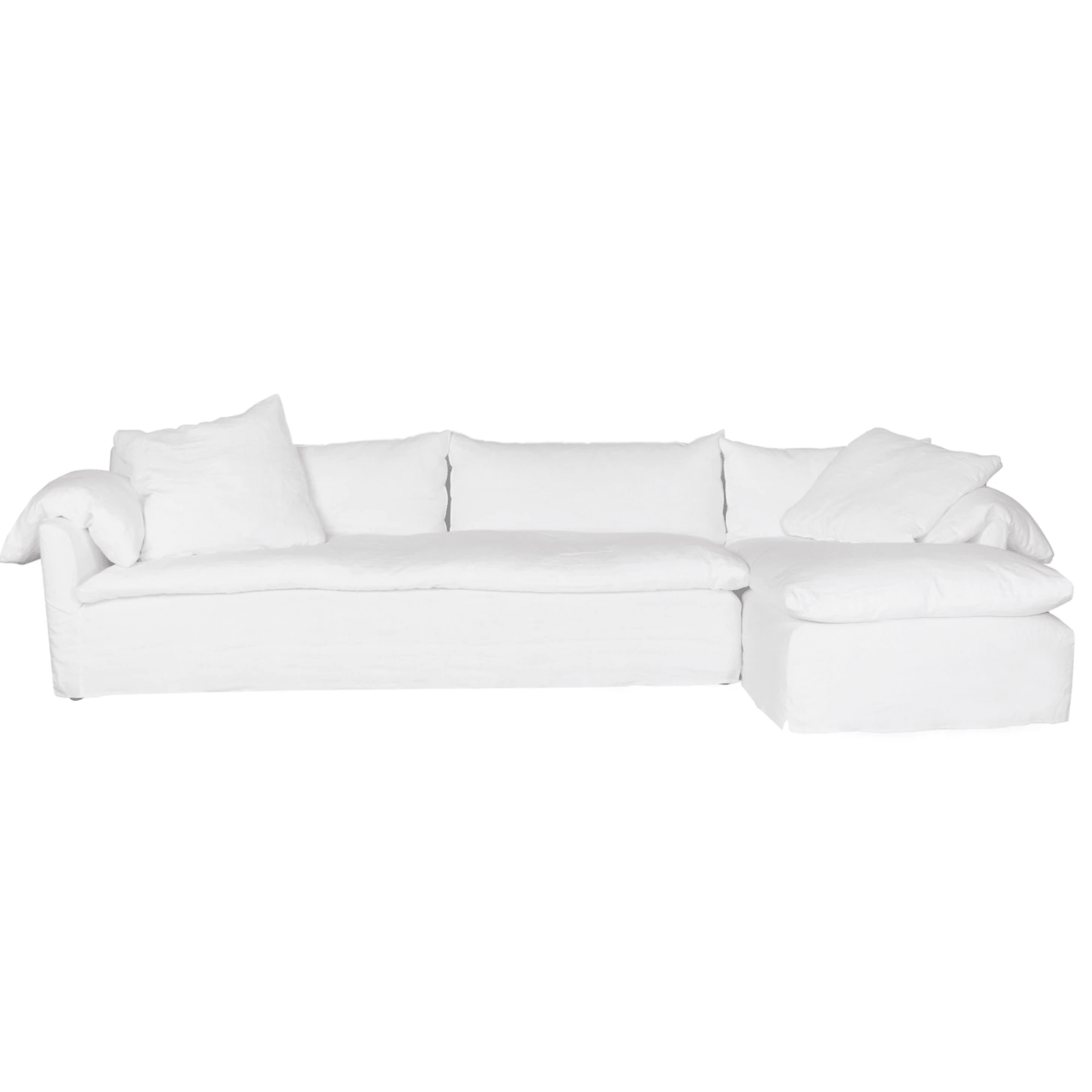 Bali Slipcovered Sectional w/Chaise - Our Boat House
