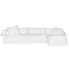 Bali Slipcovered Sectional w/Chaise - Our Boat House