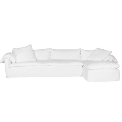 Bali Slipcovered Sectional w/Chaise - Our Boat House