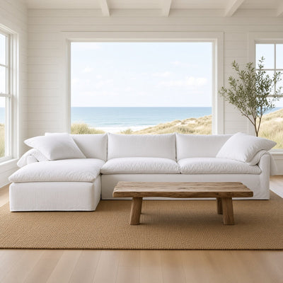 Bali Slipcovered Sectional w/Chaise - Our Boat House