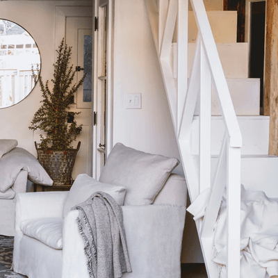 Bali Slipcovered Swivel Glider - Our Boat House