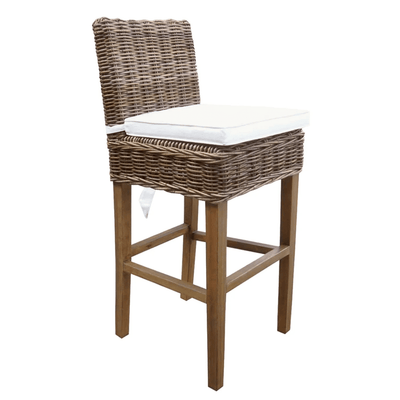 Balos Bay Kubu Rattan Barstool - Our Boat House